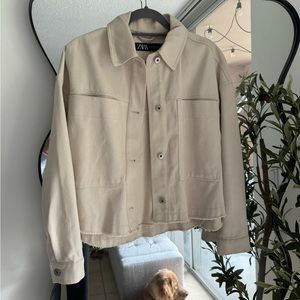 Zara Oversize beige jacket